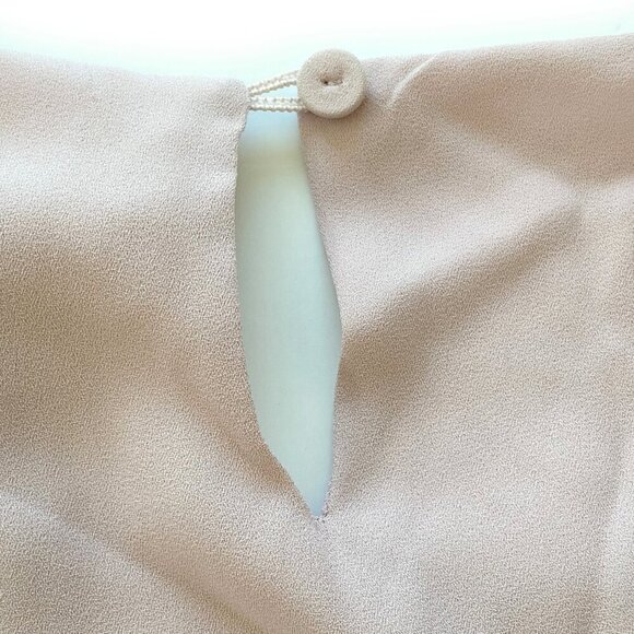 NWT BCBG MAXAZRIA Sleeveless Chiffon Dress Shift Dusty Rose - Picture 7 of 12